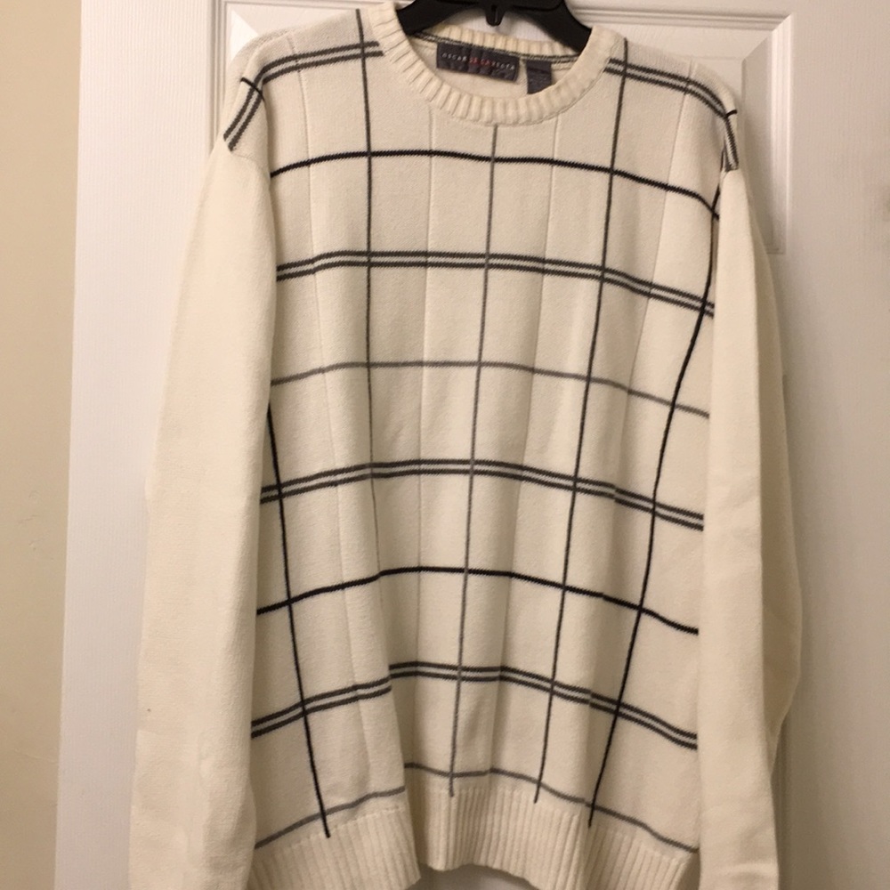 Gently Used Oscar De La Renta OFF white Sweater